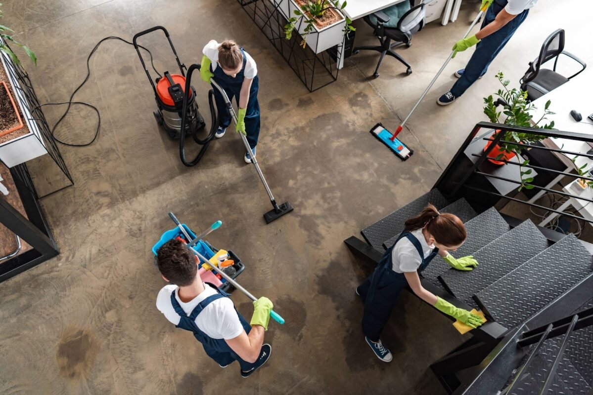bigstock-Top-View-Of-Cleaning-Company-T-356765534